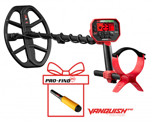 Metāla detektors Minelab Vanquish 540 Pro-Pack + PRO-FIND 20 PinPointer