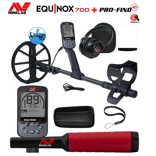 Minelab EQUINOX 700 металлодетектор + ПОДАРОК: PRO-FIND 40