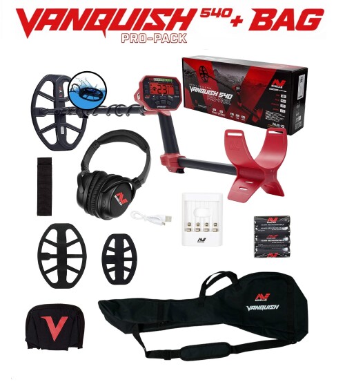 Металлодетектор Minelab Vanquish 540 Pro-Pack + ПОДАРОК СУМКА