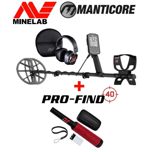 Metal detector Minelab Manticore + GIFT: PRO-FIND 40